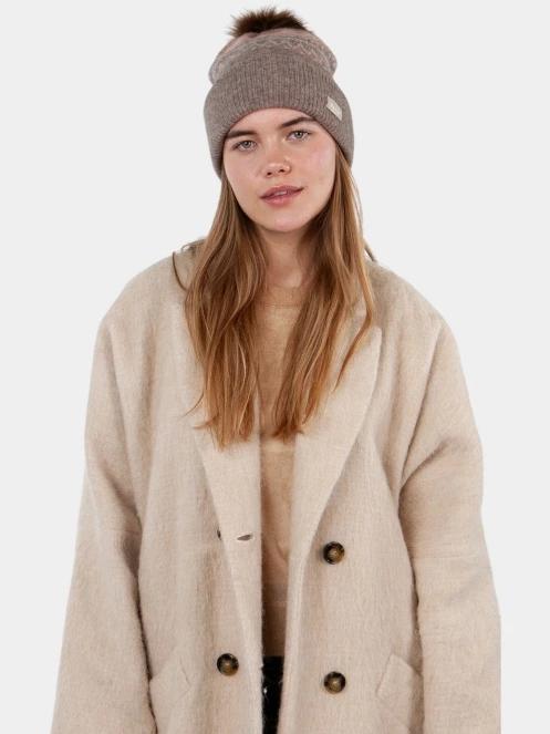 caciula cu mot pt. femei Barts Woodstar Beanie maro 3