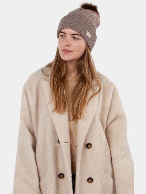 caciula cu mot pt. femei Barts Woodstar Beanie maro 4