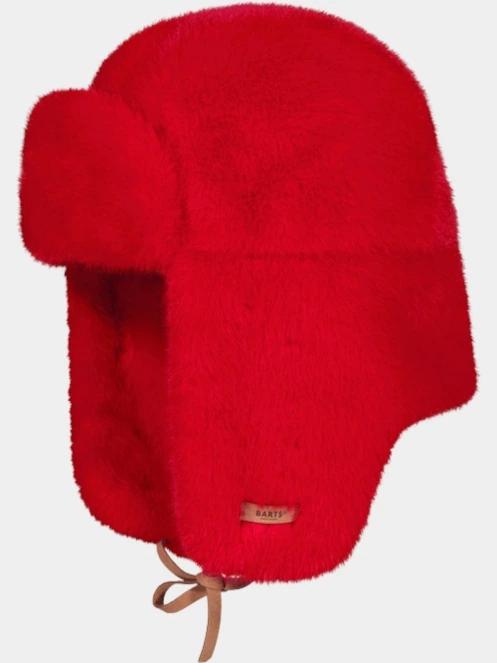 caciula cu urechi pt. femei Barts Lucerne Bomber rosu 2