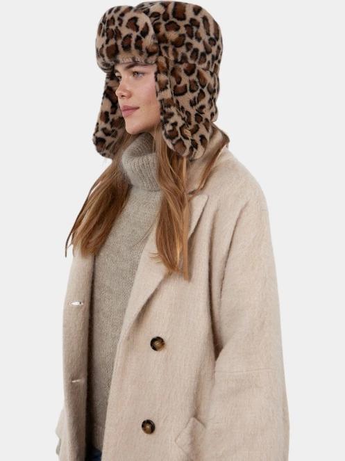 caciula cu urechi pt. femei Barts Lucerne Bomber maro 4