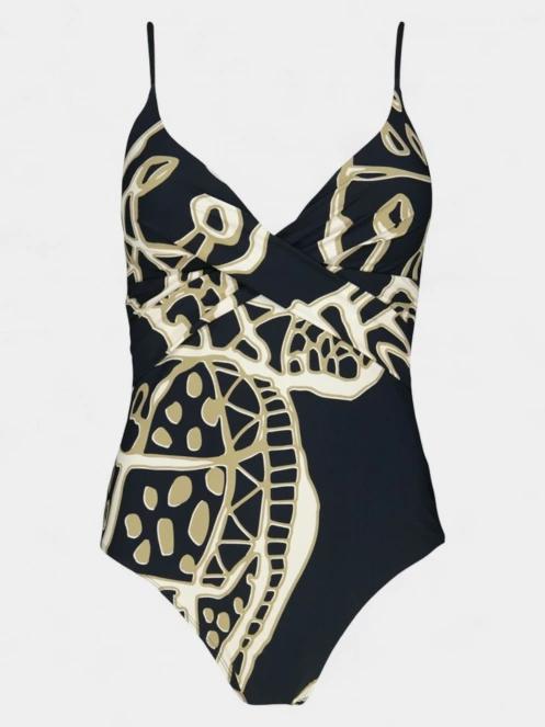 costum de baie pt. femei Barts Buhrn Shaping One Piece negru 5