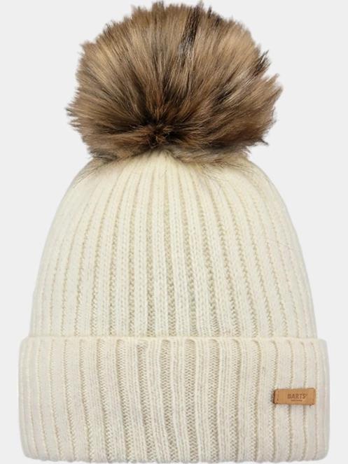 caciula cu mot pt. femei Barts Augusti Beanie alb 2