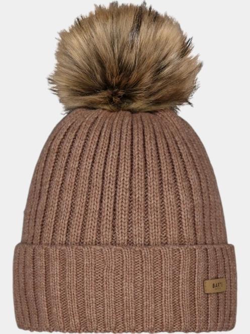 caciula cu mot pt. femei Barts Augusti Beanie maro 2