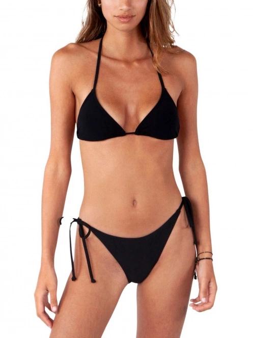 chiloti bikini pt. femei Barts Solid Tanga negru 2