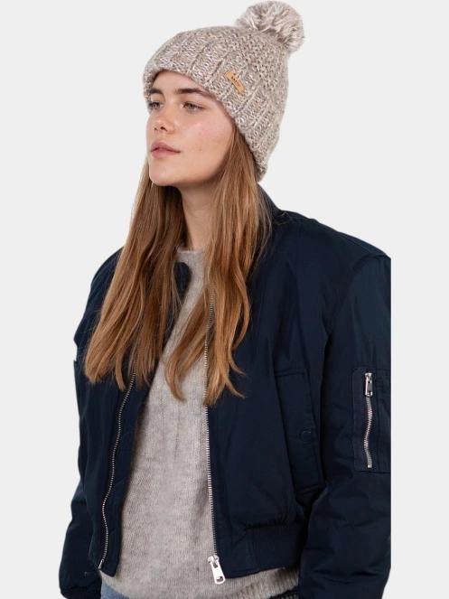 caciula cu mot pt. femei Barts Aitane Beanie gri 4