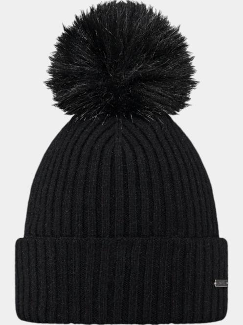caciula cu mot pt. femei Barts Kenzie Beanie negru 2