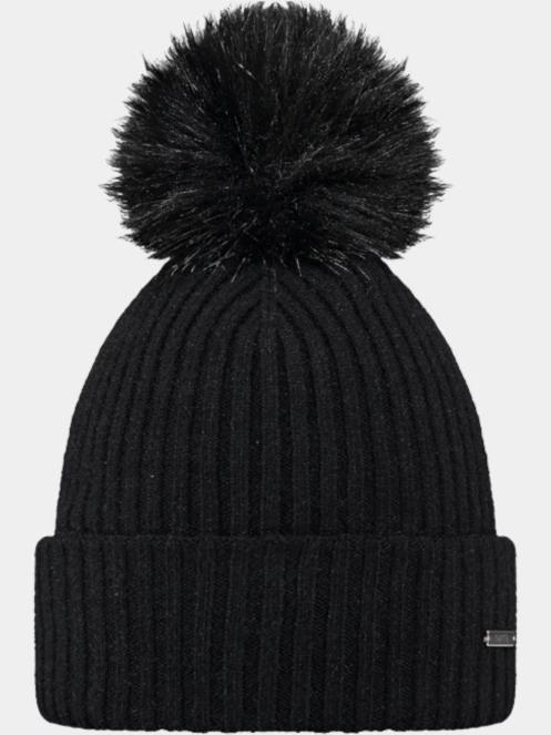 caciula cu mot pt. femei Barts Kenzie Beanie negru 2