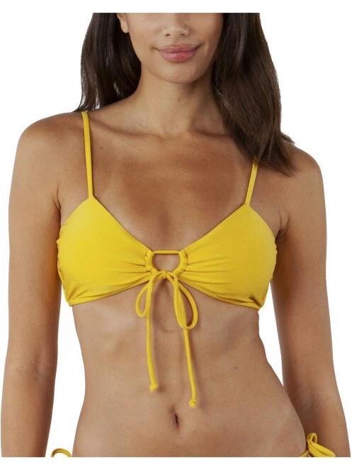 sutien bikini pt. femei Barts Isla Bow Tie galben 2