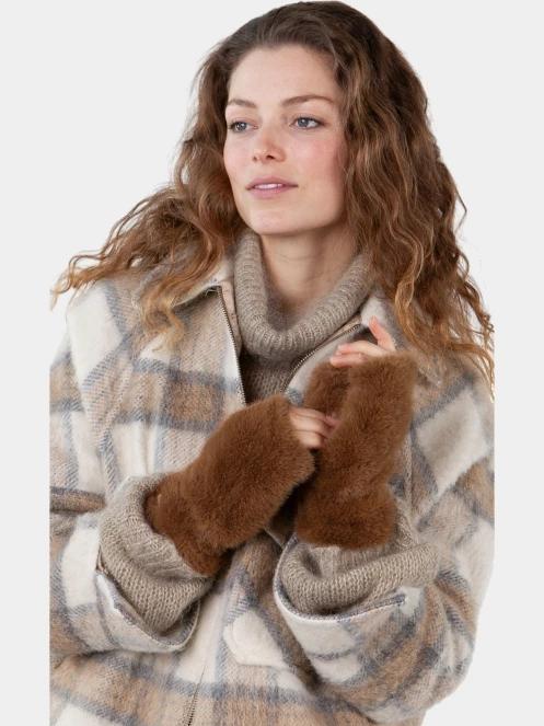 manusi pt. femei Barts Britamu Fingerless Gloves maro 4