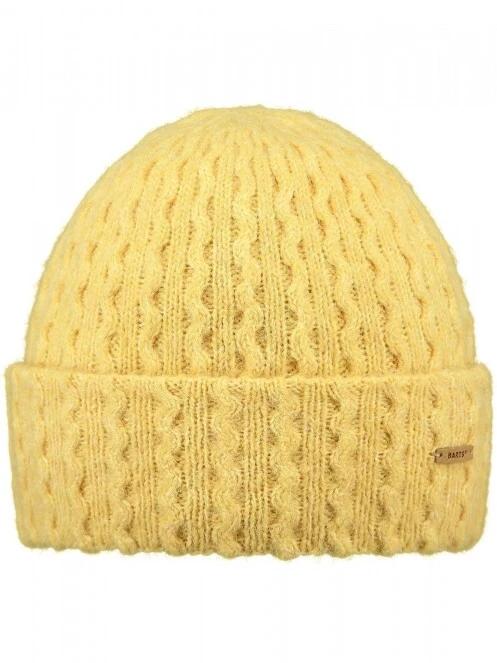 caciula tricotata pt. femei Barts Anye Beanie galben 2