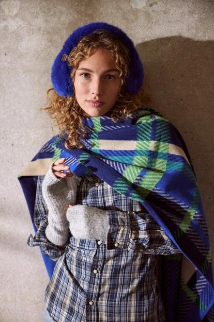 antifoane pt. femei Barts Big Fur Earmuffs albastru 5