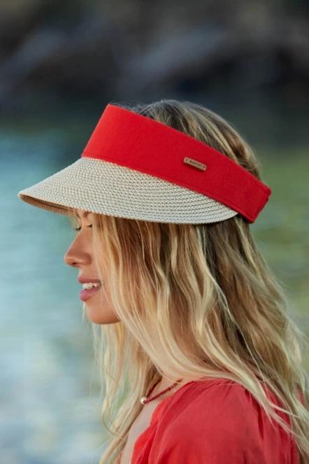 sapca cu cozoroc pt. femei Barts Vesder Visor rosu 3