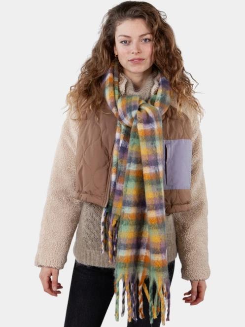 sal pt. femei Barts Plaity Scarf verde 3