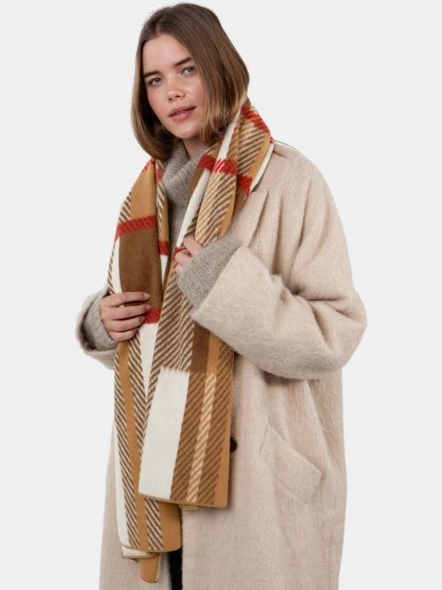 sal pt. femei Barts Bliblock Scarf maro 3