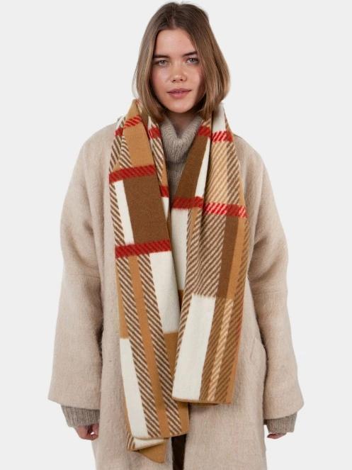 sal pt. femei Barts Bliblock Scarf maro 4