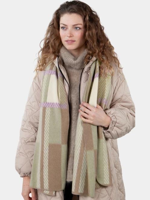sal pt. femei Barts Bliblock Scarf verde 4