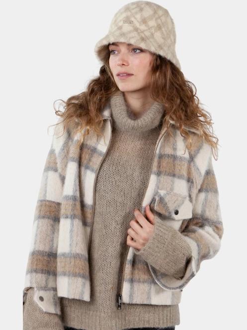 bucket hat pt. femei Barts Lylja Hat nisip 4