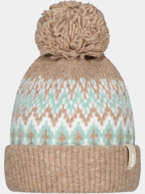 caciula cu mot pt. femei Barts Nakarah Beanie maro 2