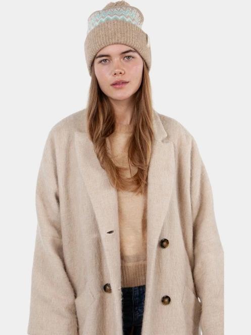 caciula cu mot pt. femei Barts Nakarah Beanie maro 3