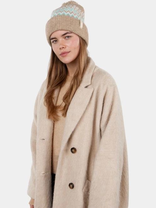 caciula cu mot pt. femei Barts Nakarah Beanie maro 4