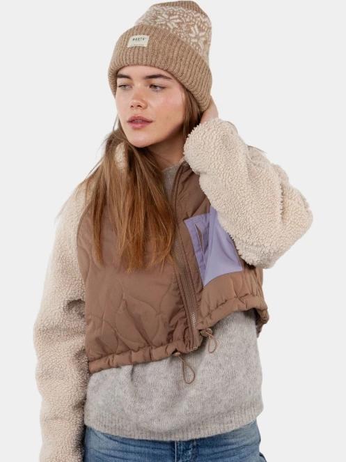 caciula tricotata pt. femei Barts Negomba Beanie maro 3