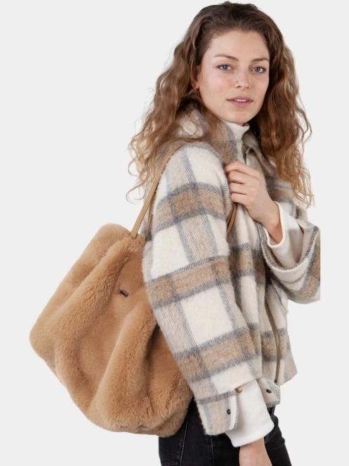 geanta shopper pt. femei Barts Djupa Totebag maro 4