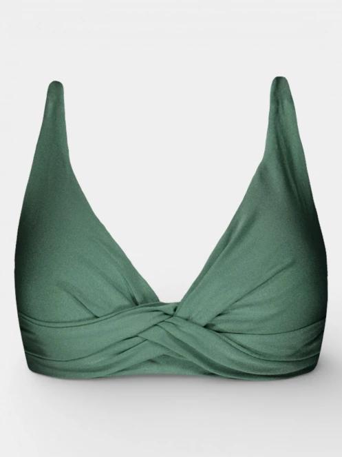 sutien bikini pt. femei Barts Isla Triangle Halter verde 5