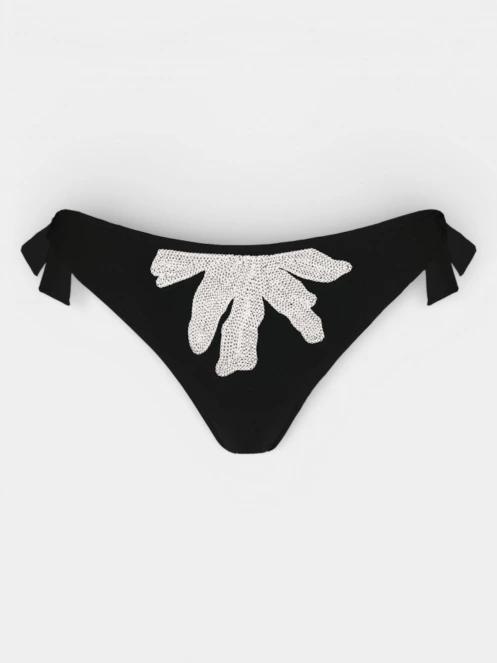 chiloti bikini pt. femei Barts Zimbra Cheeky Bum Side Ties negru 4