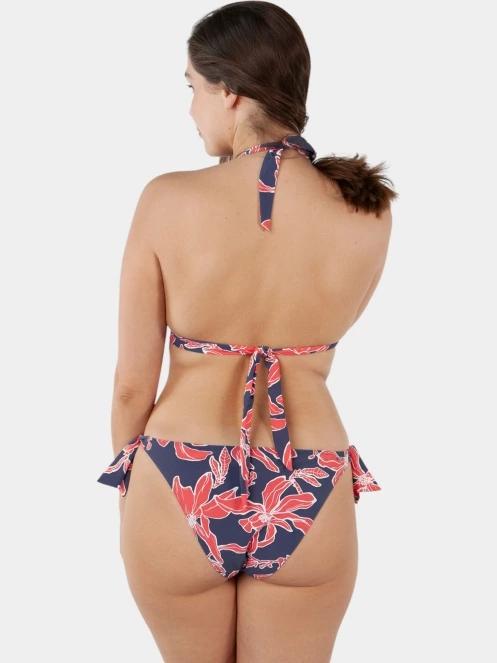 chiloti bikini pt. femei Barts Camolo Cheeky Bum Side Ties albastru inchis 3