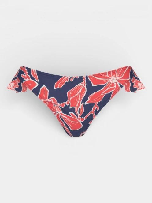 chiloti bikini pt. femei Barts Camolo Cheeky Bum Side Ties albastru inchis 6