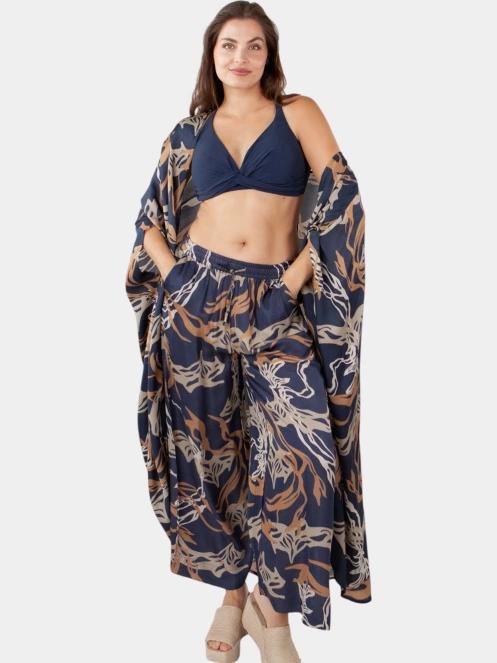 rochie de plaja pt. femei Barts Navyo Kimono albastru inchis 3