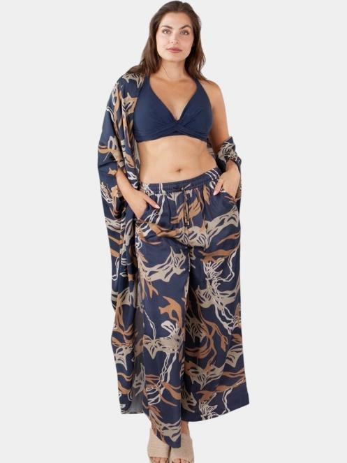 rochie de plaja pt. femei Barts Navyo Kimono albastru inchis 4