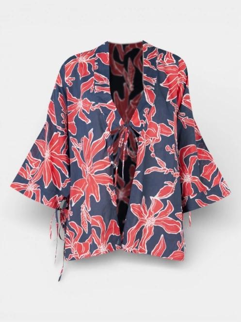 rochie de plaja pt. femei Barts Falesy Kimono albastru inchis 4