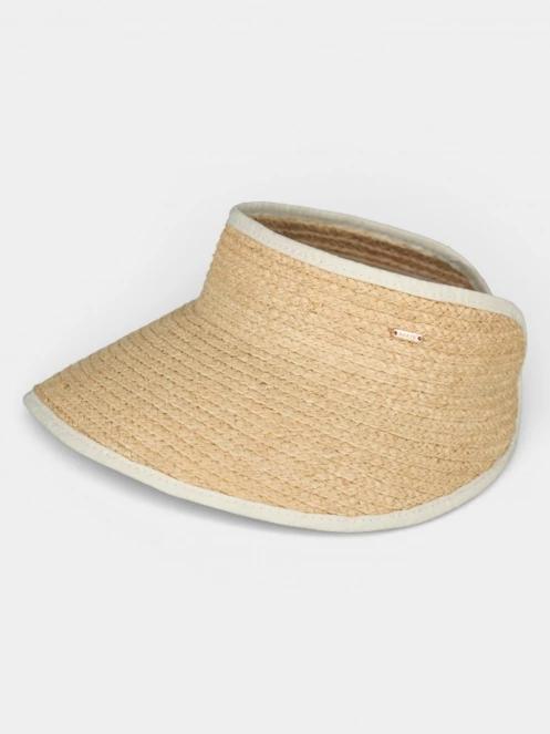 palarie de paie pt. femei Barts Tambinou Visor nisip 2