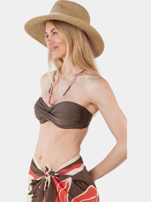 palarie pt. femei Barts Wandeer Hat nisip 4