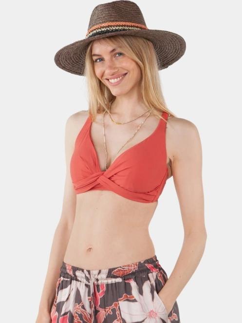 palarie de paie pt. femei Barts Dawoor Hat maro 3