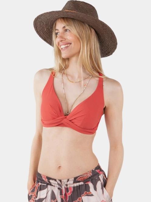 palarie de paie pt. femei Barts Dawoor Hat maro 4