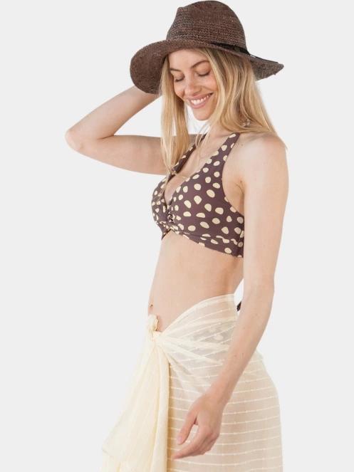 palarie de paie pt. femei Barts Celery Hat maro 4