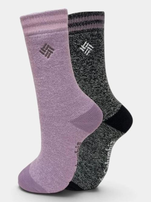 ciorapi termici pt. femei Columbia 2PP Thermal Crew magenta 2