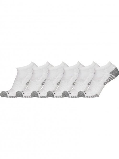 sosete discrete Columbia 6PP ATHLETIC FASHION NO-SHOW WITH PIQUE FOOTBED Medium weight Half cushion alb 2