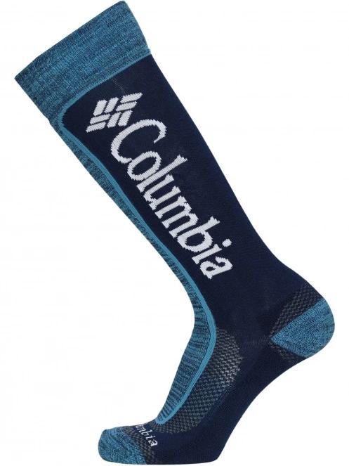 ciorapi de schi Columbia 1PP Performance Thermolite Color Block Medium Weight albastru inchis 2