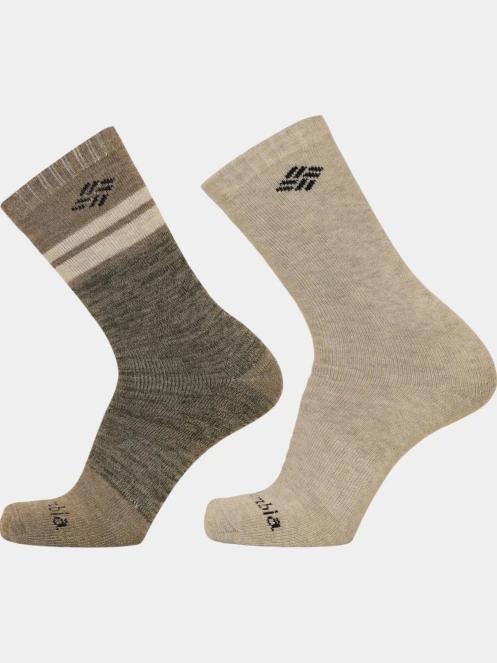 ciorapi pt. barbati Columbia 2PP Space Dye Wool Crew Medium Weight maro 2