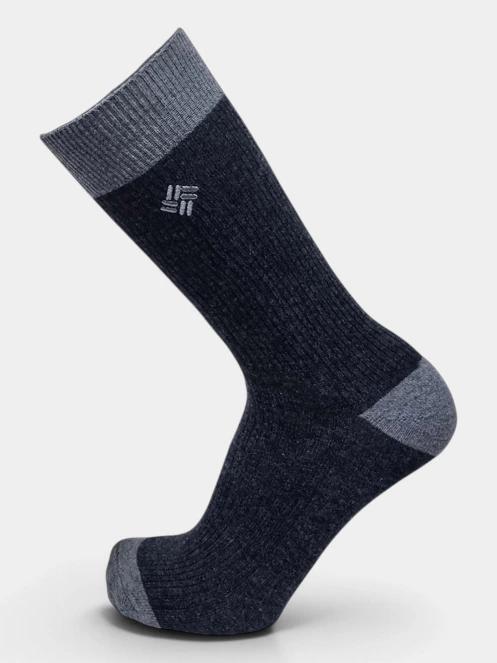 ciorapi pt. barbati Columbia 2PP Fundamental Basic Rib Crew negru 3