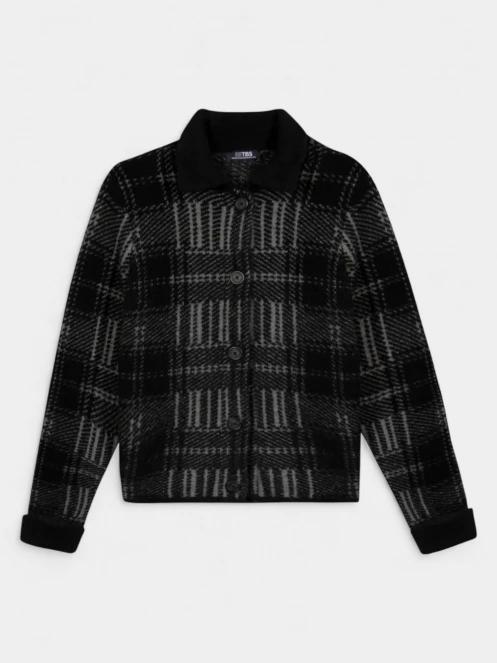 cardigan pt. femei TBS Daniagil negru 2