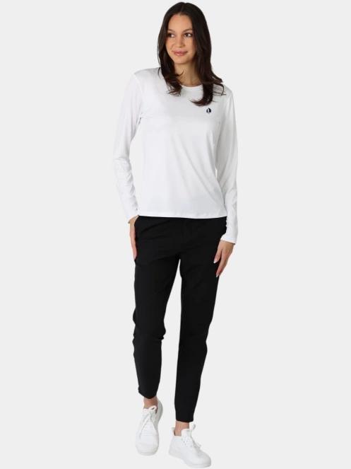 tricou cu maneci lungi, pentru sport pt. femei TBS Dockitee alb 5