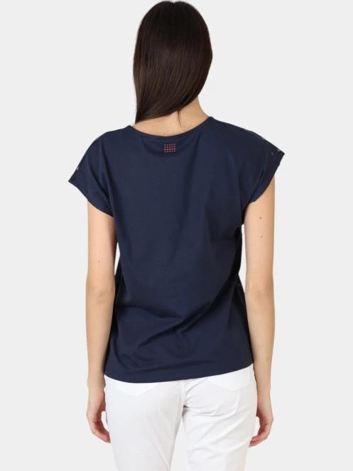 tricou cu maneci scurte pt. femei TBS Eddensan albastru inchis 4
