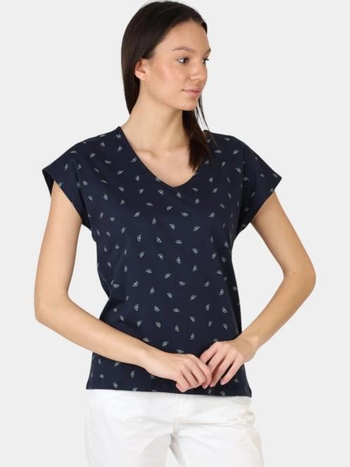 tricou cu maneci scurte pt. femei TBS Eddensan albastru inchis 5
