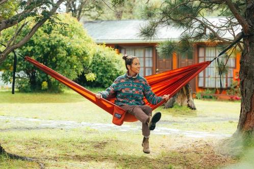 hamac Eno TravelNest Hammock + Straps Combo rosu 7