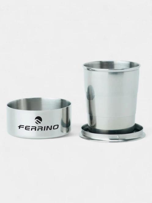 pahar pliabil Ferrino Stainless Steel Foldable Tumbler gri 2