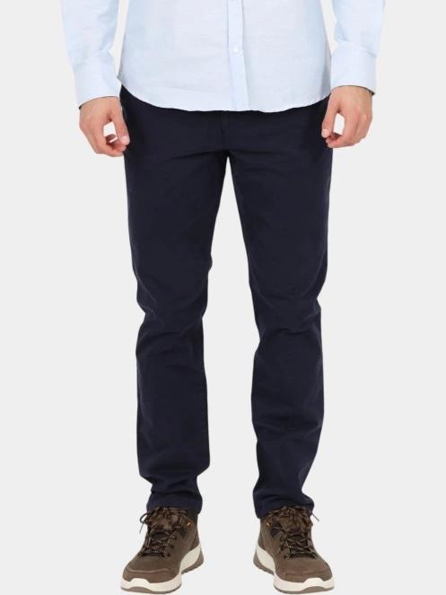 pantaloni chino pt. barbati TBS Filaofan albastru inchis 2
